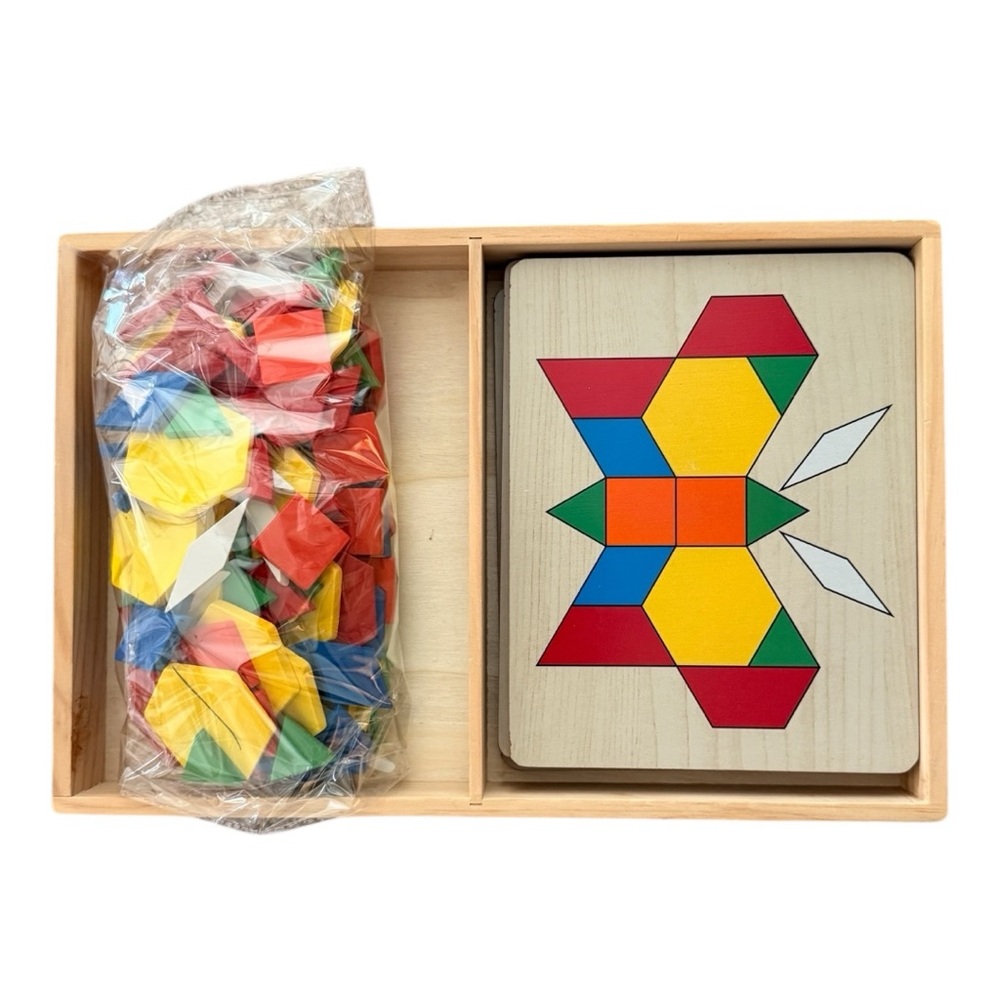 Melissa & Doug Pattern Geometric Block Set